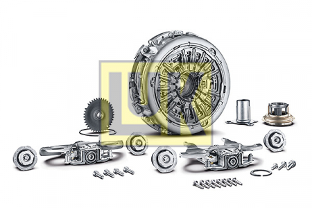 Set ambreiaj - Kit ambreiaj cu placa dubla, cu rulment potrivit MERCEDES CITAN (MPV), CITAN/MINIVAN (W415); CHERY TIGGO 7; RENAULT CAPTUR I, CLIO IV, KANGOO II 1.2/1.5 dupa 2013