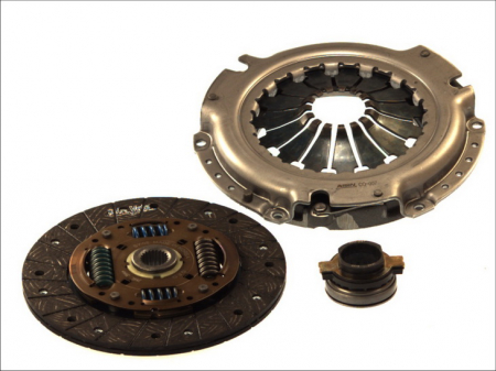 Set ambreiaj - Kit ambreiaj cu rulment (Cu capac ambreiaj; cu placa de presiune, 225mm) potrivit SSANGYONG KORANDO, MUSSO 2.3D 10.95-04.99