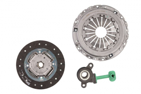 Set ambreiaj - Kit ambreiaj cu rulment hidraulic (215mm) potrivit DACIA DOKKER, DUSTER, DUSTER/SUV, LODGY, LOGAN, LOGAN EXPRESS, LOGAN II, LOGAN MCV, LOGAN MCV II, SANDERO 1.2/1.5D/1.9D 06.01-