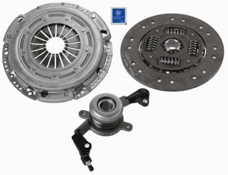 Set ambreiaj - Kit ambreiaj cu rulment hidraulic (240mm) potrivit MERCEDES C (CL203), C T-MODEL (S202), C T-MODEL (S203), C (W203), CLC (CL203), CLK (A209), CLK (C209) 1.8-2.8 06.97-06.11