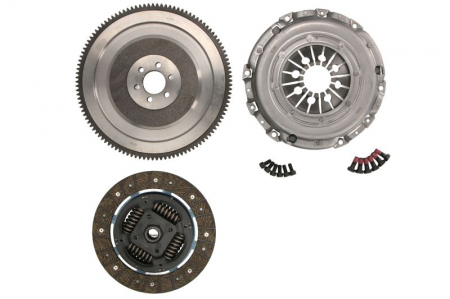 Piese Auto - Kit ambreiaj cu volanta rigida (239/240mm) potrivit VOLVO C30, S40 II, V40, V50; FORD C-MAX II, FIESTA VII, FOCUS III, FOCUS III/KOMBI, GRAND C-MAX, KUGA II, MONDEO V 1.5D/1.6D 12.08-