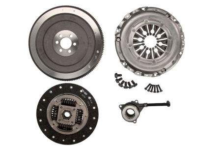 Ambreiaj - Kit ambreiaj cu volanta rigida si rulment pneumatic (240mm) potrivit AUDI A3, TT; FORD GALAXY I, GALAXY MK I; SEAT ALHAMBRA, CORDOBA, IBIZA III, LEON, TOLEDO II 1.8/1.9D/2.0D 03.95-03.10