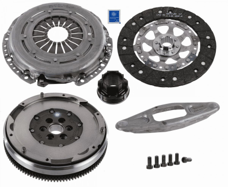 Set ambreiaj - Kit ambreiaj cu volanta si rulment hidraulic (228mm) potrivit BMW 1 (E81), 1 (E82), 1 (E87), 1 (E88), 3 (E90), 3 (E91), 3 (E92), 3 (E93), 5 (E60), 5 (E61) 1.6/2.0 06.04-06.15