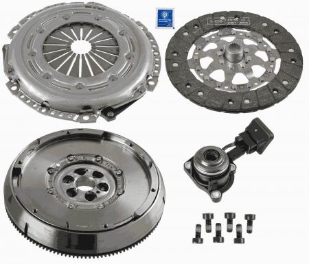 Set ambreiaj - Kit ambreiaj cu volanta si rulment hidraulic (228mm) potrivit CITROEN BERLINGO MULTISPACE, BERLINGO/MINIVAN, C3 II, C3 PICASSO, C4 CACTUS, C4 GRAND PICASSO II 1.6/1.6D 02.07-