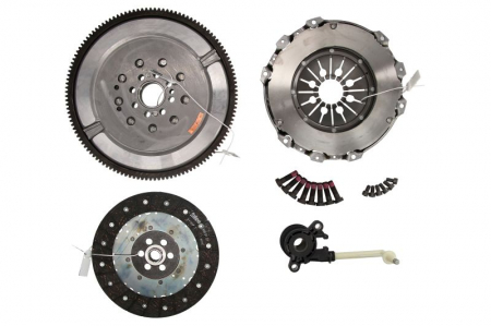 Kit ambreiaj cu volanta si rulment hidraulic (250mm) potrivit NISSAN QASHQAI I, QASHQAI II, QASHQAI III, X-TRAIL II; RENAULT KOLEOS I, LAGUNA III 1.2/1.3H/2.0D 02.07- [1]