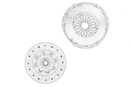 Kit ambreiaj (placa de presiune + disc) potrivit VW CRAFTER 2.0D 09.16- [1]