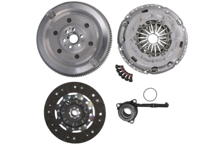 Set ambreiaj - Kit ambreiaj potrivit Audi A3, Q2, Q3; Seat Alhambra, Altea, Altea XL, Ateca, Leon dupa 2003 - 2.0/2.0D, cu volanta cu masa dubla, 240 mm, cu rulment