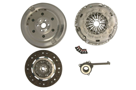 Set ambreiaj - Kit ambreiaj potrivit Audi A3, TT; Ford Galaxy I; Seat Alhambra, Altea, Altea XL, Leon; Skoda Yeti; VW Caddy III 2002-2022 - 1.9D/2.0D, cu volanta cu masa dubla, 240 mm, cu rulment