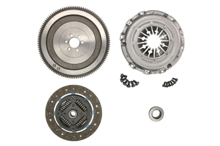 Set ambreiaj - Kit ambreiaj potrivit Audi A4 B6, A4 B7, A6 C5, A6 C6; Seat Exeo, Exeo ST; Skoda Superb I 2000-2013 - 1.9D/2.0D, cu volanta rigida, 240 mm, cu rulment