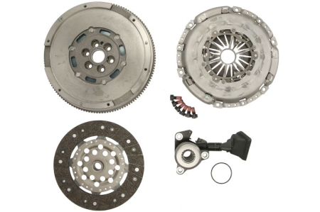 Set ambreiaj - Kit ambreiaj potrivit Citroen C3 II, C3 Picasso, C4 Grand Picasso I, C4 II, C4 Picasso I, C5 III, DS3, DS4 dupa 2009 - 1.6D, cu volanta cu masa dubla, 240 mm, cu rulment