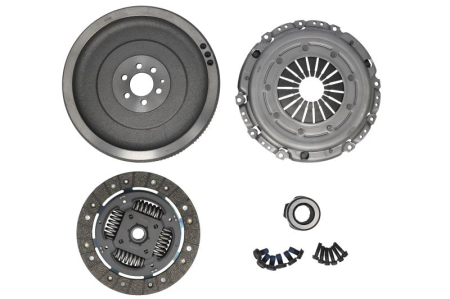 Set ambreiaj - Kit conversie ambreiaj potrivit Audi A3, Q2; Seat Altea, Altea XL, Leon, Leon ST; Skoda Karoq, Octavia II; VW Golf Plus V dupa 2009 - 1.6D/2.0D, cu volanta rigida, 228 mm, cu rulment