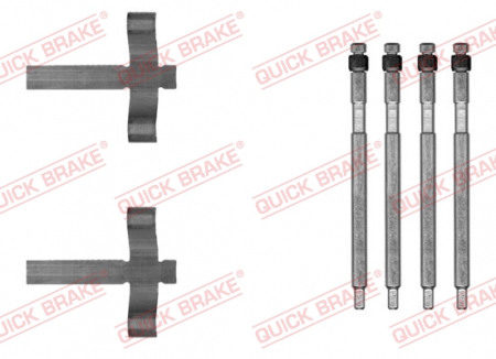 Kit montare placute frana Spate potrivit TESLA MODEL S, MODEL X Electric 09.12- [1]
