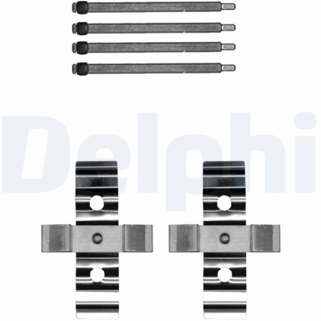 Kit montare - Kit montare placute frana Spate potrivit VOLVO S60 I, V70 II; TESLA MODEL S, MODEL X 2.4-Electric 09.01-