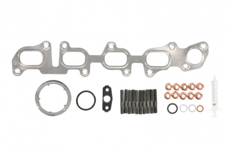 Set montaj esapament - Kit montare turbocompresor potrivit AUDI A4 ALLROAD B8, A4 ALLROAD B9, A4 B8, A4 B9, A5, A6 C7, Q5 2.0D 11.07-