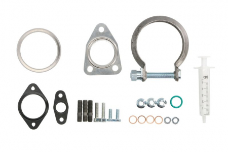 Set montaj esapament - Kit montare turbocompresor (set) potrivit ALFA ROMEO GIULIETTA; FIAT 500L, BRAVO II, DOBLO, DOBLO CARGO, LINEA 1.6D/1.8 09.07-