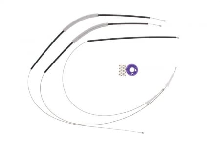 Elemente macara geam - Kit reparatie macara geam fata dreapta cablu, electric CITROEN C5 III dupa 2008