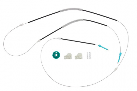 Elemente macara geam - Kit reparatie macara geam fata dreapta set AUDI A4 intre 1994-2001