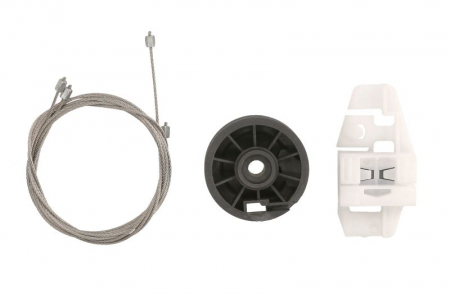 Elemente macara geam - Kit reparatie macara geam fata dreapta set, electric RENAULT SCENIC II dupa 2003