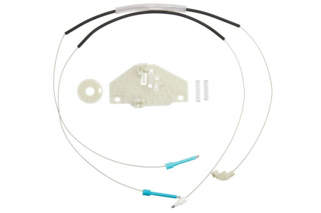 Elemente macara geam - Kit reparatie macara geam fata dreapta potrivit FORD TOURNEO CONNECT, TRANSIT CONNECT 2002-2013 - set