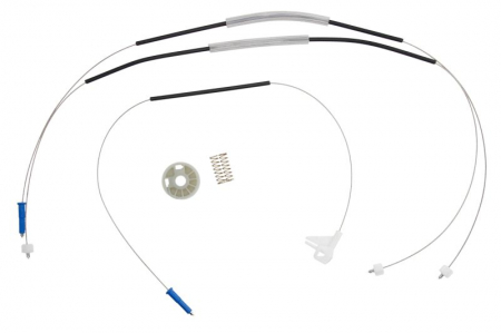 Elemente macara geam - Kit reparatie macara geam fata dreapta set SEAT CORDOBA, IBIZA II, INCA; VW CADDY II intre 1993-2004