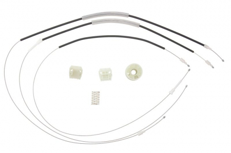 Kit reparatie macara geam fata dreapta set VW MULTIVAN V, TRANSPORTER V intre 2003-2015 Elemente macara geam - Kit reparatie macara geam fata dreapta set VW MULTIVAN V, TRANSPORTER V intre 2003-2015