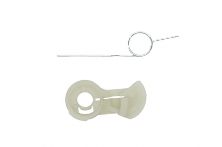 Elemente macara geam - Kit reparatie macara geam fata/spate stanga plastic CITROEN C3 I, C3 II; OPEL MERIVA A; RENAULT MODUS, SCENIC II, SCENIC III intre 2002-2006
