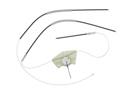 Elemente macara geam - Kit reparatie macara geam fata stanga cablu, electric AUDI A4 intre 2000-2008