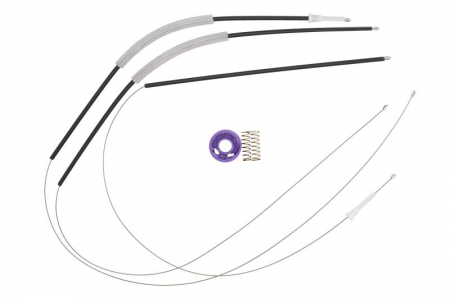 Elemente macara geam - Kit reparatie macara geam fata stanga cablu, electric CITROEN C5 III dupa 2008