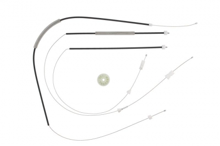 Kit reparatie macara geam fata stanga cablu, electric RENAULT MEGANE II intre 2003-2009 Elemente macara geam - Kit reparatie macara geam fata stanga cablu, electric RENAULT MEGANE II intre 2003-2009
