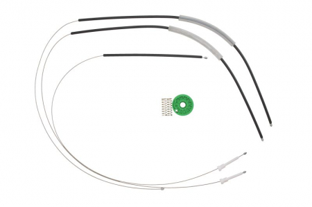 Elemente macara geam - Kit reparatie macara geam fata stanga/dreapta cablu BMW Seria 3 E46 intre 2001-2005
