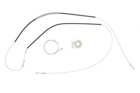Elemente macara geam - Kit reparatie macara geam fata stanga/dreapta cablu, electric FORD FOCUS intre 1998-2005