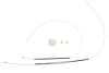 Kit reparatie macara geam fata stanga/dreapta cablu, electric regulator VW FOX intre 2005-2011 [1]