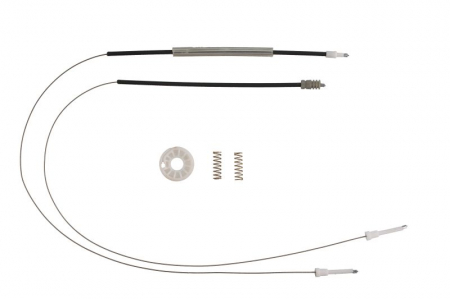 Elemente macara geam - Kit reparatie macara geam fata stanga/dreapta potrivit PEUGEOT 307, 307 SW 2000-2009 - cablu