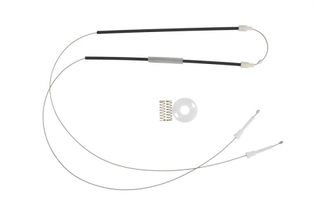 Elemente macara geam - Kit reparatie macara geam fata stanga/dreapta cablu PEUGEOT 407, 407 SW intre 2004-2011