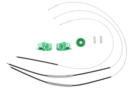 Elemente macara geam - Kit reparatie macara geam fata stanga/dreapta set BMW Seria 3 E46 intre 2001-2005