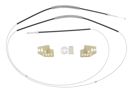 Elemente macara geam - Kit reparatie macara geam fata stanga/dreapta set, electric BMW Seria 3 E46 intre 1997-2005