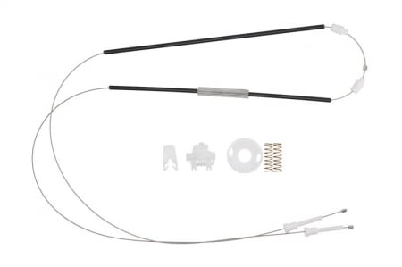 Elemente macara geam - Kit reparatie macara geam fata stanga/dreapta set, electric RENAULT CLIO II, THALIA I dupa 1998