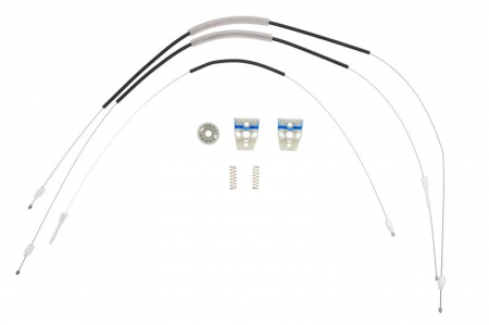 Kit reparatie macara geam fata stanga set, 5 usi versiune VW GOLF V intre 2003-2009 Elemente macara geam - Kit reparatie macara geam fata stanga set, 5 usi versiune VW GOLF V intre 2003-2009