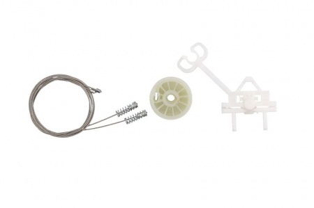 Elemente macara geam - Kit reparatie macara geam fata stanga potrivit FIAT GRANDE PUNTO dupa 2005 - set ABARTH GRANDE PUNTO;