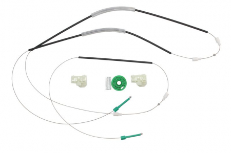 Elemente macara geam - Kit reparatie macara geam fata stanga set AUDI A4 intre 1994-2001