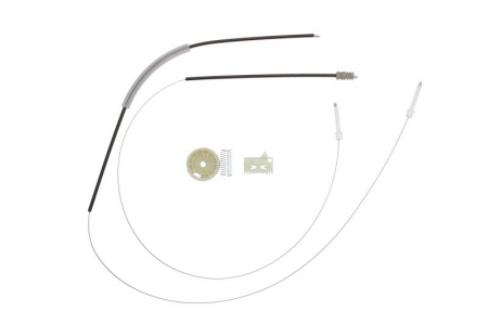Elemente macara geam - Kit reparatie macara geam fata stanga set CITROEN JUMPY; FIAT SCUDO; PEUGEOT EXPERT intre 1995-2006