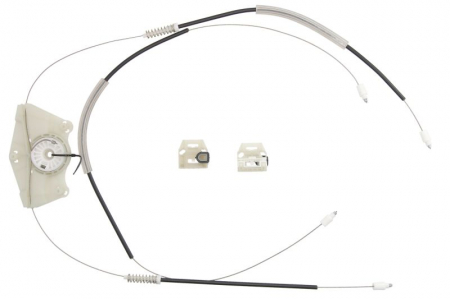 Kit reparatie macara geam fata stanga set, electric SEAT LEON, TOLEDO I intre 1991-2006 Elemente macara geam - Kit reparatie macara geam fata stanga set, electric SEAT LEON, TOLEDO I intre 1991-2006