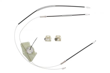 Elemente macara geam - Kit reparatie macara geam fata stanga set, electric SKODA FABIA I, FABIA I PRAKTIK intre 1999-2008