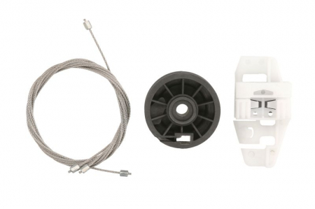 Elemente macara geam - Kit reparatie macara geam fata stanga potrivit RENAULT MODUS dupa 2004 - set