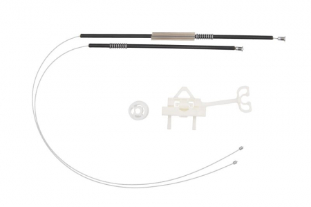 Caroserie - Kit reparatie macara geam spate dreapta set, manual ABARTH GRANDE PUNTO, PUNTO; FIAT GRANDE PUNTO, PUNTO, PUNTO EVO dupa 2005