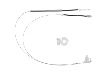 Elemente macara geam - Kit reparatie macara geam spate stanga cablu, electric SKODA OCTAVIA I intre 1996-2010
