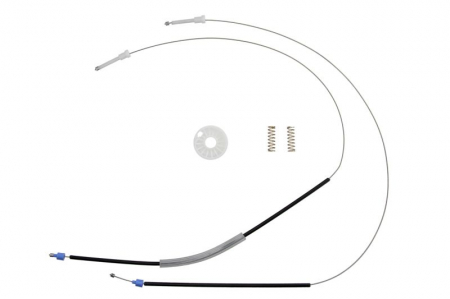 Elemente macara geam - Kit reparatie macara geam spate stanga/dreapta potrivit FORD FOCUS II 2006-2010 - cablu