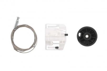 Elemente macara geam - Kit reparatie macara geam spate stanga potrivit RENAULT MEGANE II dupa 2002 - set, electric