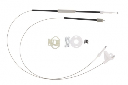 Elemente macara geam - Kit reparatie macara geam spate stanga set, electric SKODA OCTAVIA I intre 1996-2010