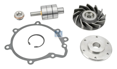 Kit reparatie pompa racire (ax; element de reparatie; flansa; garnitura/simering; rotor fund; siguranta) potrivit MAN EM, HOCL, L2000, LION´S CITY, M 2000 L D0824FL01-D2866UH/240 05.80- [1]